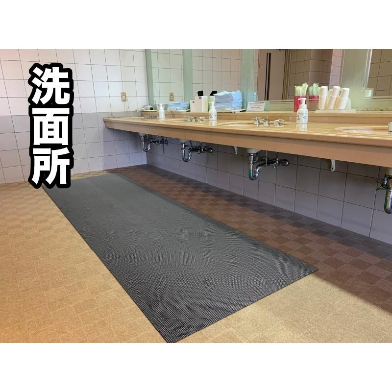 スタッドレスマット 浴場・浴室・プールの滑り止めマット 90cm×5m
