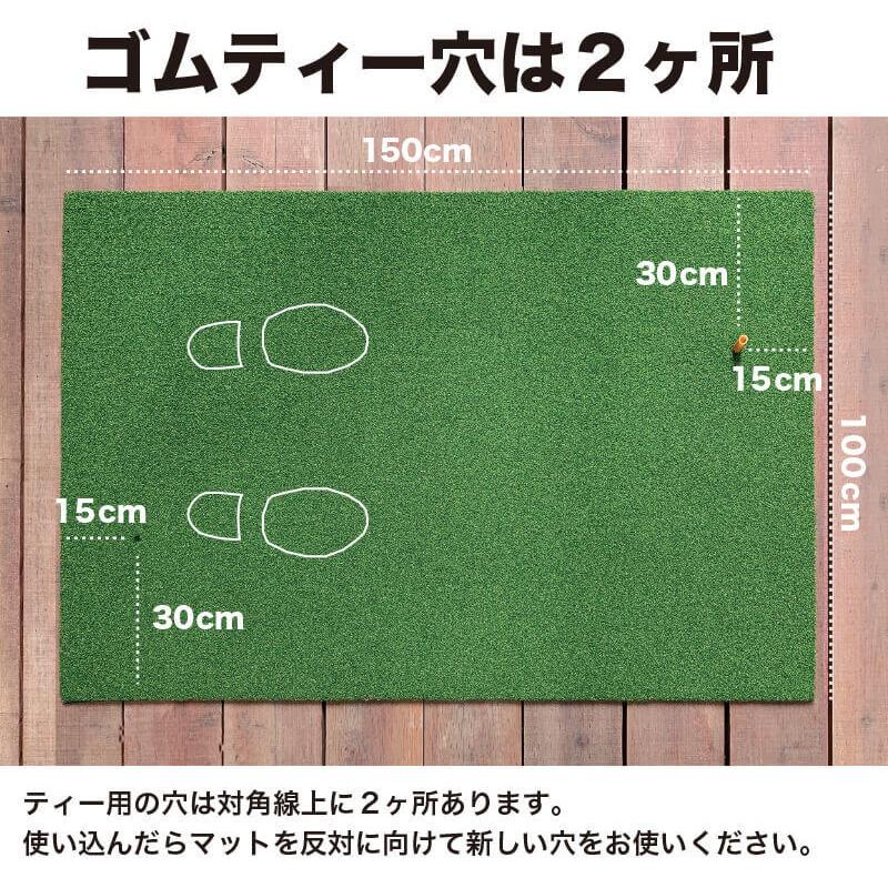 ゴルフマット 150cm PGSプレミアムマットIII 2022年新モデル 2022年新モデル ゴルフマット スタンスマット 150cm PGS