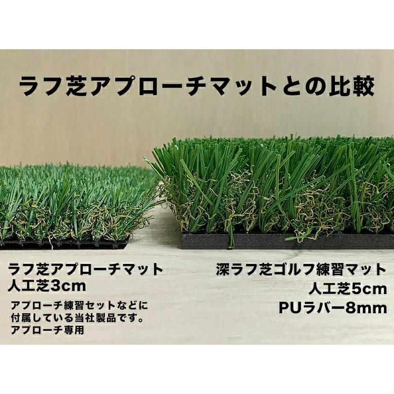 パターマット工房 【深！】深ラフ芝 ゴルフ練習マット30cmx30cm