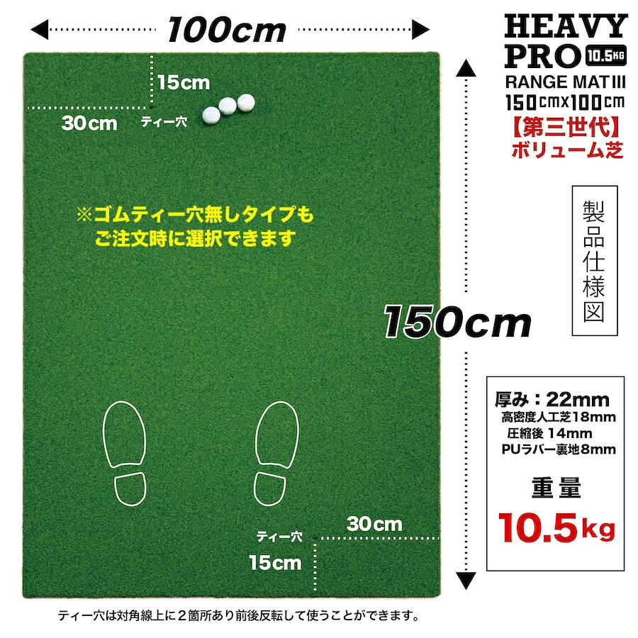 パターマット工房 高重量10.5kg・第三世代ボリューム芝 HEAVY PRO