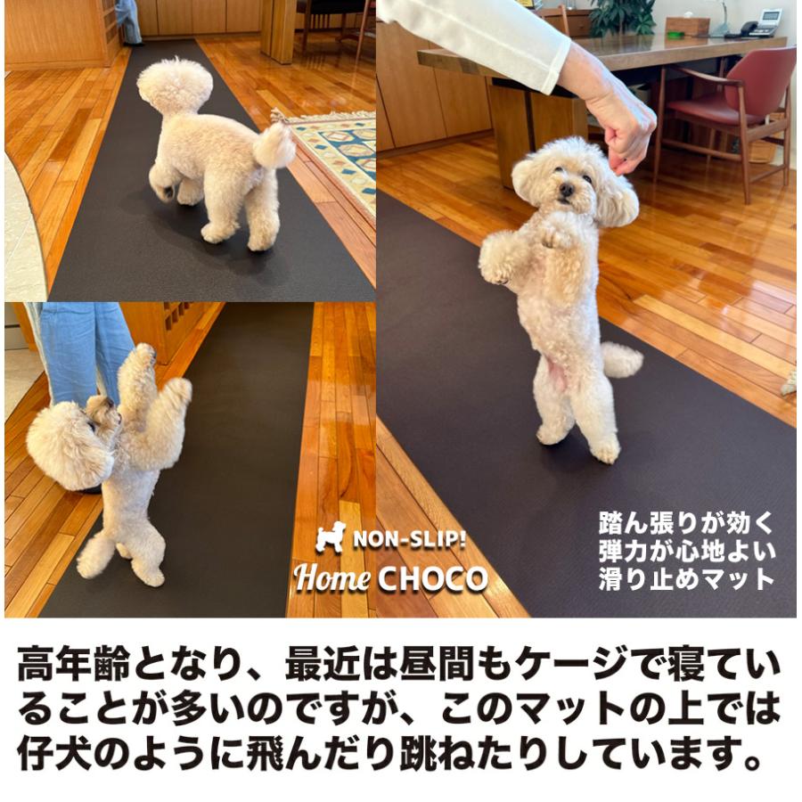 愛犬のための室内用 滑り止めマット HOME CHOCO III 70cm幅 長さ10cm単位販売 ホームチョコVer.III ドッグマット ペットマット｜progolf｜06