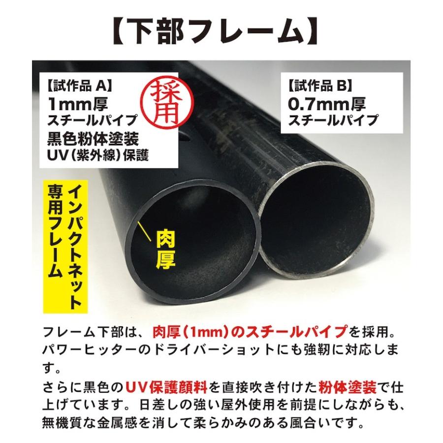 IMPACTNET ゴルフ練習用ネット 3点セット　パターマット工房 Amazon | パターマット工房 インパクトネット3mタイプ・3点フル