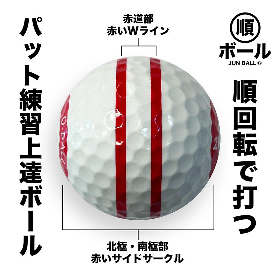 パターマット工房 パット上達練習ボール 順ボール 3個セット ボール