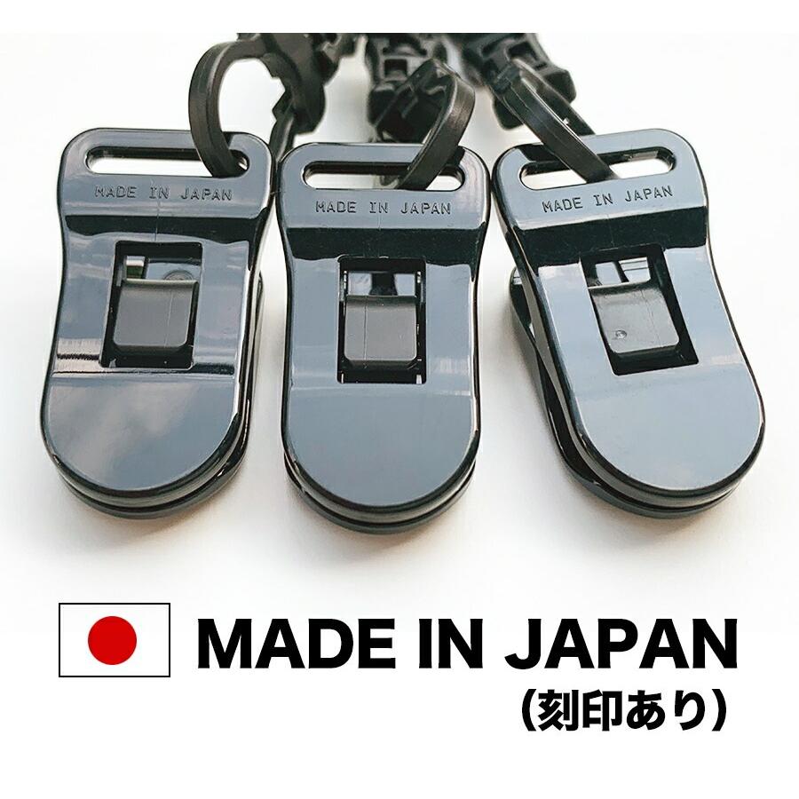 メガ3連クリップ MEGA TRIPLE CLIP 強力クリップ 日本製 ゴルファーのためのアイテム パターカバーホルダー グローブ キャップ タオル マスク ぶら下げ | パターマット工房 | 12