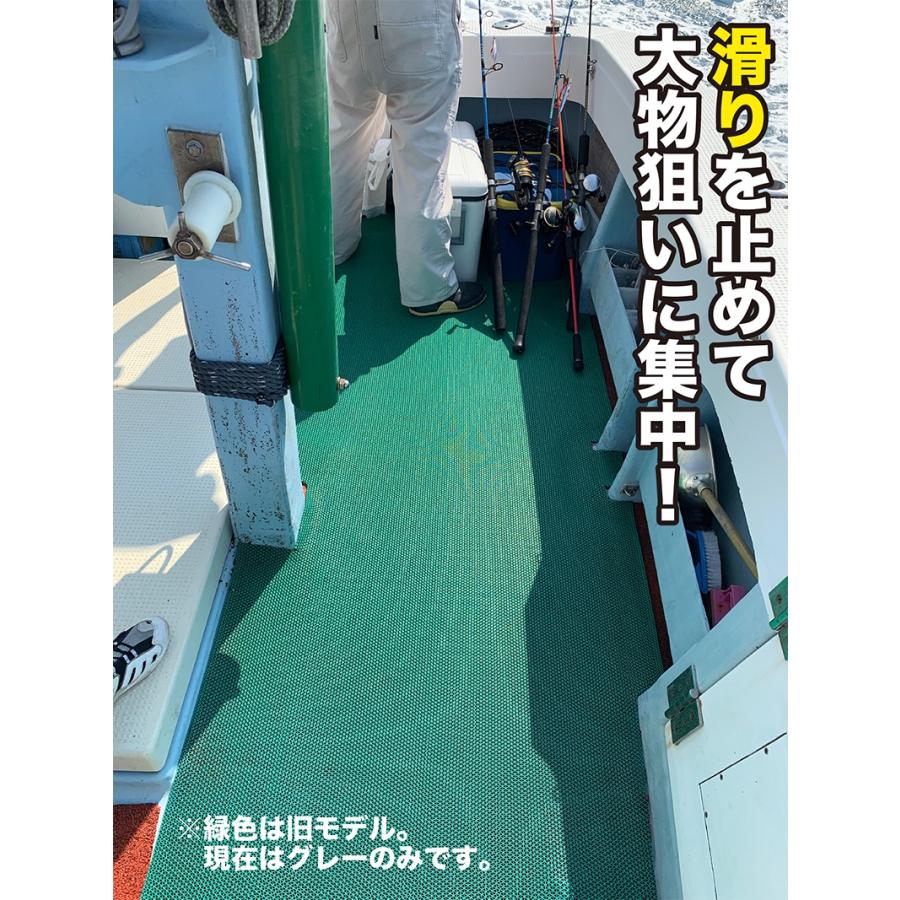 船の滑り止めマット 90cm 1m 3枚同梱セット グレー 高規格 6mm厚 デッキ ボート 漁船 釣りゴムマット シート Mstad 3ko パターマット工房yahoo 店 通販 Yahoo ショッピング