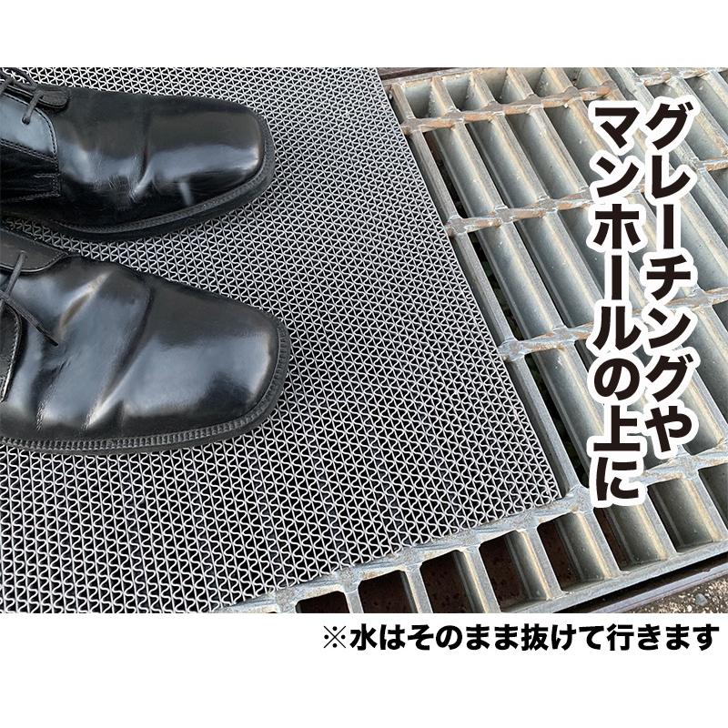 船の滑り止めマット 90cm×2m 2枚同梱セット グレー 高規格 6mm厚 