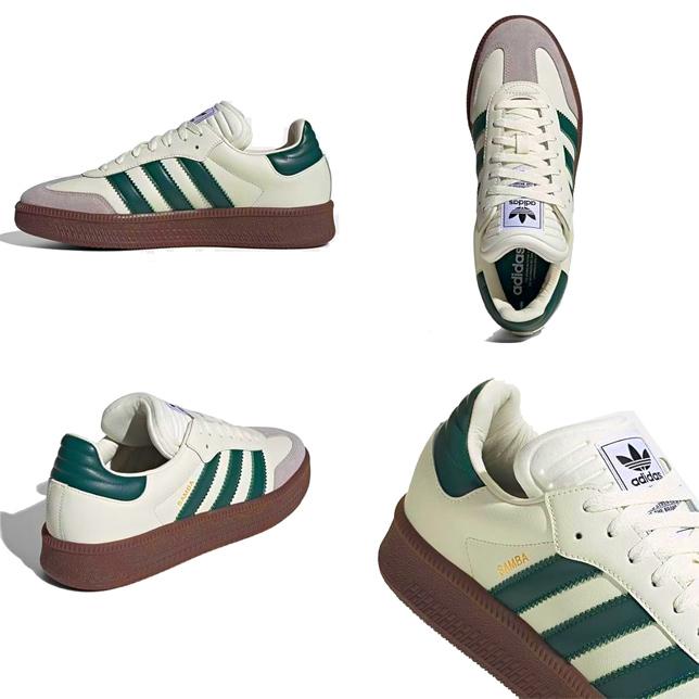 adidas アディダス オリジナルスサンバ XLG IE3911 アイボリーカレッジグリーンガム  メンズレディース Samba XLG スニーカー | adidas Originals | 02