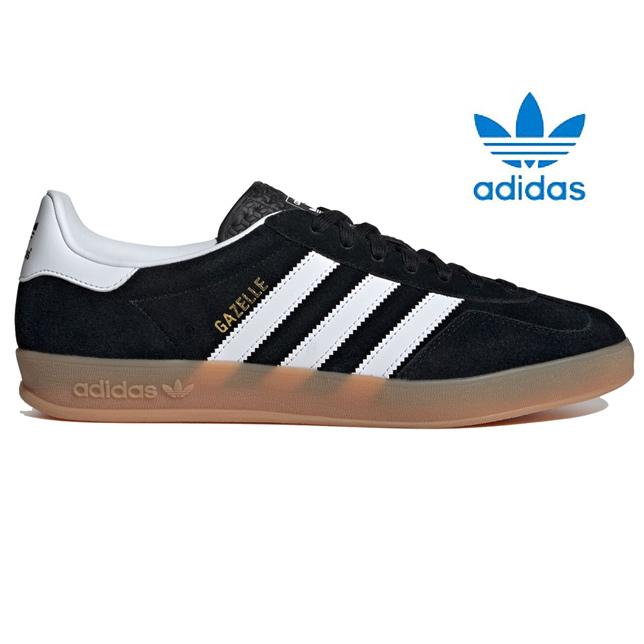 アディダス スニーカー レディース メンズ ガゼル 黒 白 インドア JI2060 コアブラック フットウェアホワイトガム2 adidas GAZELLE INDOOR | adidas Originals