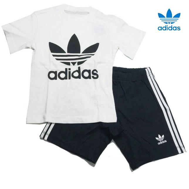 アディダス オリジナルス トレフォイル 半袖Tシャツ&ショーツ 上下セット ベビー キッズ adidas FUH57 | adidas Originals