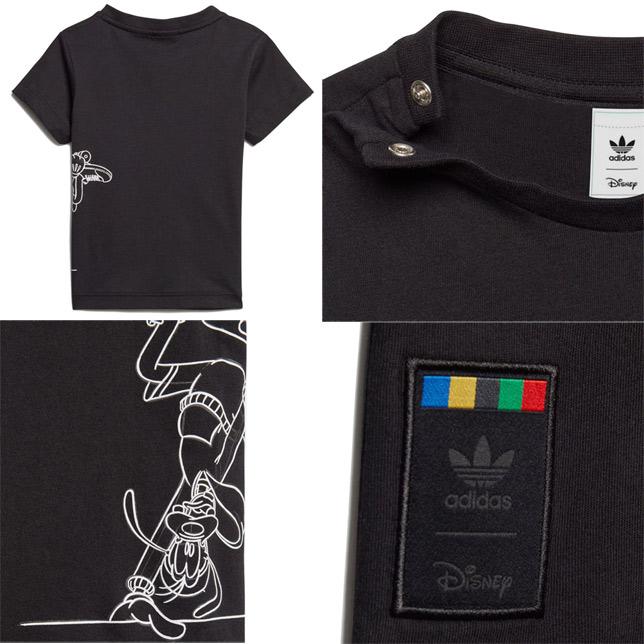 アディダス オリジナルス ディズニー スポーツ グーフィー 半袖Tシャツ トレフォイル Tシャツ ベビー キッズ adidas originals kids GOOFY TEE JEP56 | adidas Originals | 02
