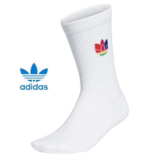 adidas アディダス オリジナルス 靴下 3D トレフォイルカフ クルーソックス 3D CUFF CREW SOCKS ソックス メンズ レディース IXY01 | adidas Originals
