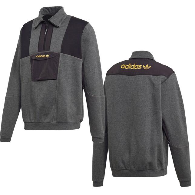 adidas アディダス オリジナルス メンズ アドベンチャーフィールド ハーフジップ スウェット IXY44 | adidas Originals | 01