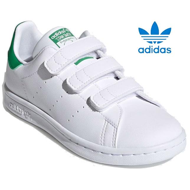 アディダス オリジナルス スタンスミス CF I キッズ ホワイト×グリーン ジュニア 子供 スニーカー 靴 adidas STAN SMITH | adidas Originals