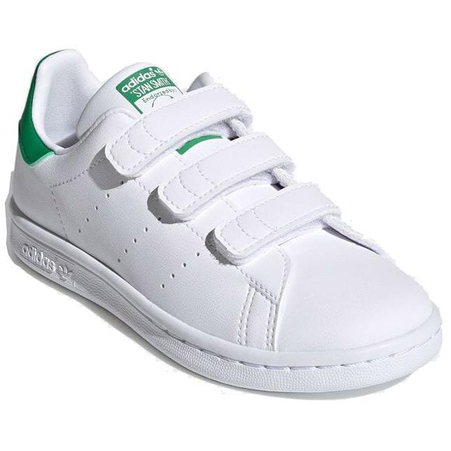 アディダス オリジナルス スタンスミス CF I キッズ ホワイト×グリーン ジュニア 子供 スニーカー 靴 adidas STAN SMITH | adidas Originals | 01