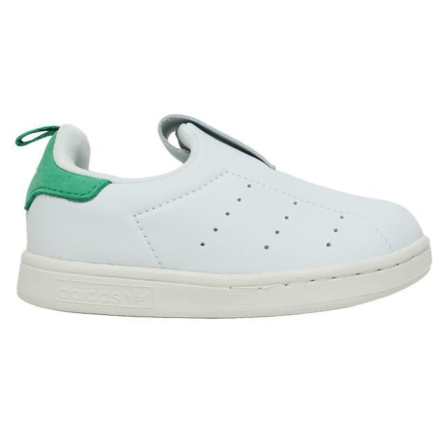 adidas アディダス オリジナルス スタンスミス スリッポン キッズ ベビー ホワイト×グリーン S75221 STAN SMITH 360 I スニーカー | adidas Originals | 01