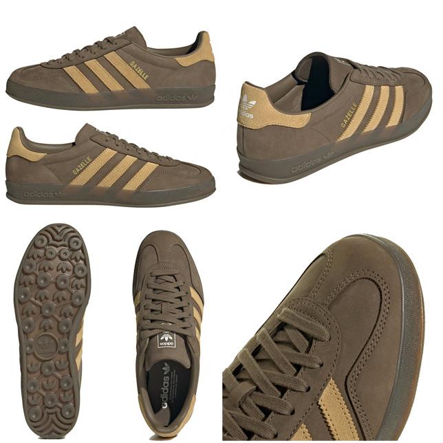 アディダス スニーカー ガゼル インドア JQ8386 カーゴブラウン ゴールデンベージュ クラウドホワイト メンズ レディース adidas GAZELLE INDOOR | adidas Originals | 02