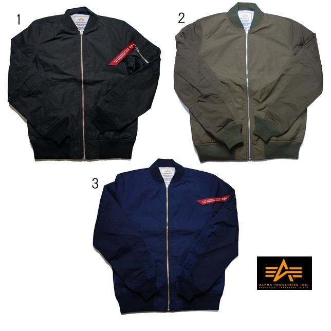 ALPHA  MA-1 LIGHT アルファー MA-1 ジャケット ライト フライトジャケット TA1051 | 