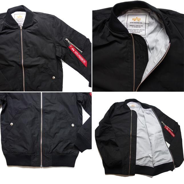 ALPHA  MA-1 LIGHT アルファー MA-1 ジャケット ライト フライトジャケット TA1051 |  | 01