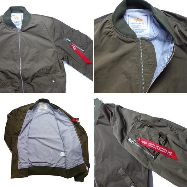 ALPHA  MA-1 LIGHT アルファー MA-1 ジャケット ライト フライトジャケット TA1051 |  | 02