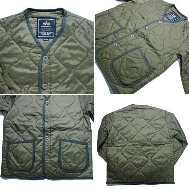 ALPHA アルファ キルティングジャケット リップストップ QUILT JACKET キルト ジャケット TA1063 |  | 01