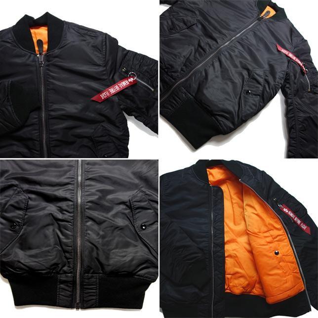 alpha ma-1 ブルゾン　ジャケット　madeinUSA リバーシブル ALPHA INDUSTRIES INC (アルファインダストリーズ) リバーシブル