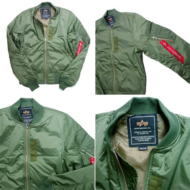 ALPHA アルファ レディース LIGHT MA-1 ライトシェル プリマロフト フライトジャケット TA7021 | Alpha Industries | 02