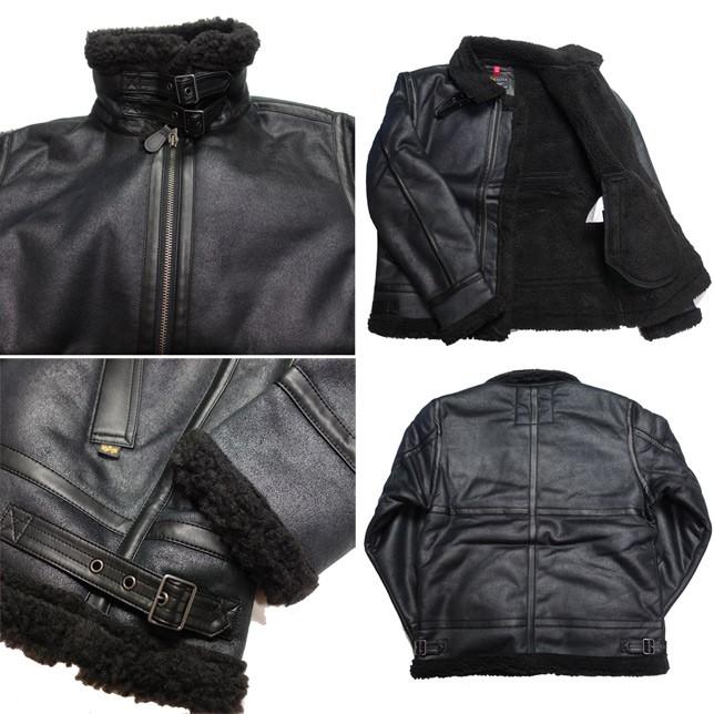 アルファ B-3 ジャケット フェイクムートン フライトジャケット ALPHA ミリタリージャケット メンズ TA1334 | Alpha Industries | 01