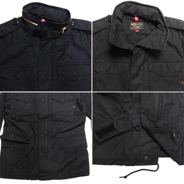 アルファ M-65 MOD フィールド ジャケット コットン バックサテン ミリタリージャケット メンズ TA1337 ALPHA |  | 01