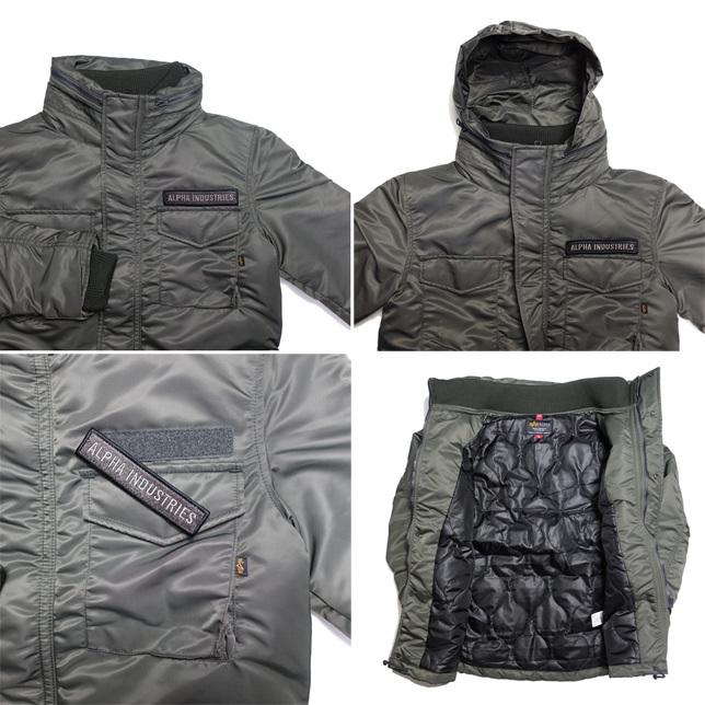 アルファインダストリーズ M-65 リブジャケット ミリタリージャケット メンズ TA1467 ALPHA |  | 03