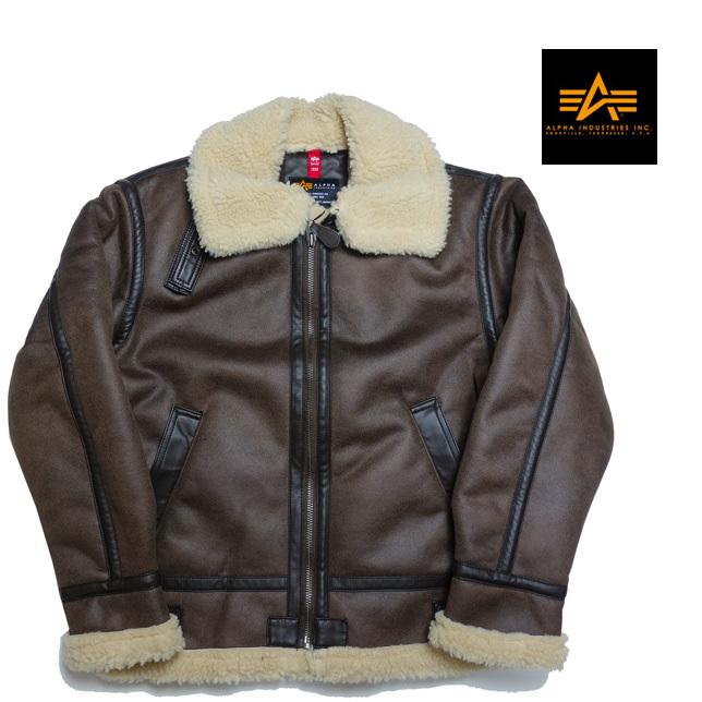 アルファ B-3 ジャケット フェイクムートン フライトジャケット ALPHA ミリタリージャケット TA1469 | Alpha Industries