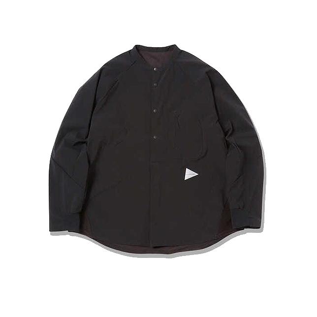 and wander アンドワンダー フリースベース バンドカラーシャツ 5743253027 スタンドカラーシャツ |  | 01