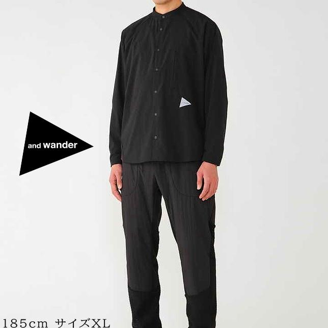 and wander アンドワンダー フリースベース バンドカラーシャツ 5743253027 スタンドカラーシャツ |  | 02