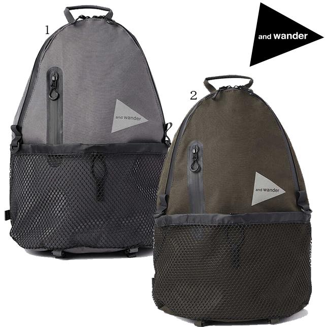 and wander アンドワンダー PE/CO 20L デイパック daypack