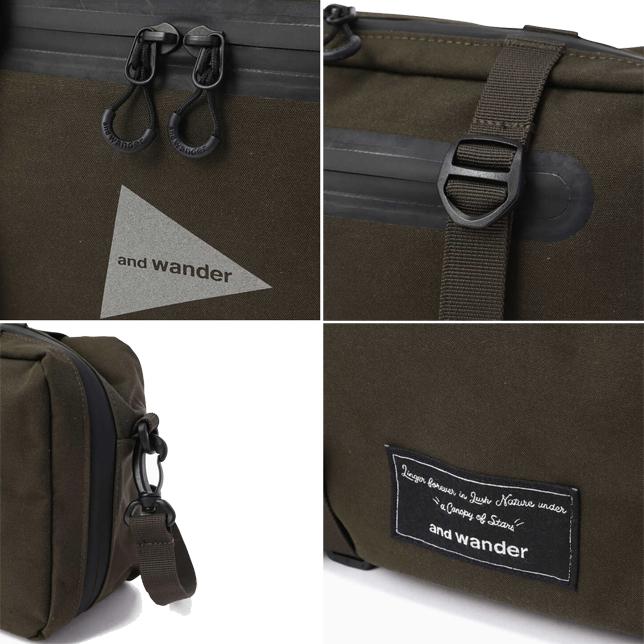 and wander アンドワンダー PE/CO tool bag ツールバッグ 5743975009 ショルダーバッグ トラベルポーチ |  | 05