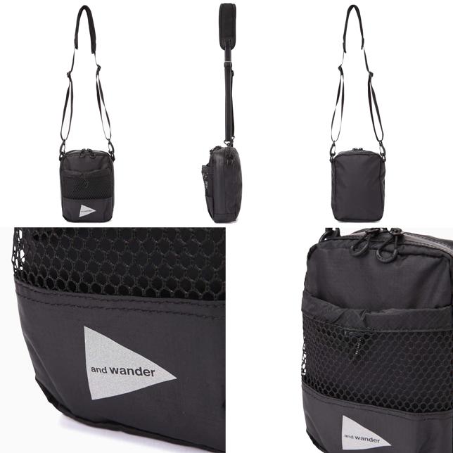 and wander アンドワンダー エコパック ショルダーポーチ 5743975007 ショルダーバッグ ミニBAG |  | 03