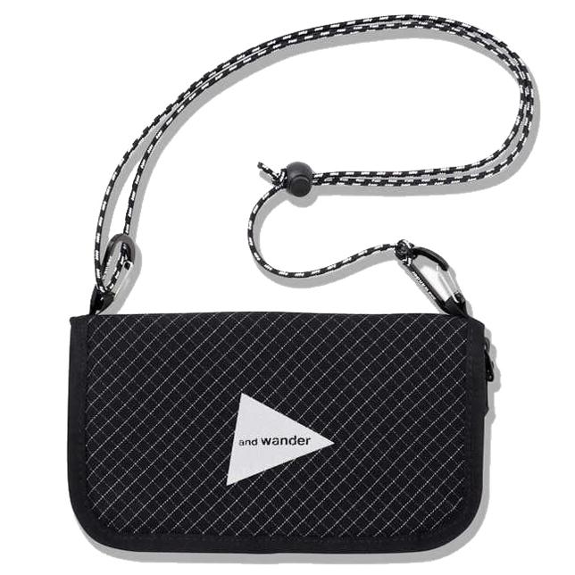 and wander アンドワンダー リフレクティブ リップ ポーチ reflective rip pouch 5743987215 ミニショルダーBAG お財布ショルダー |  | 01