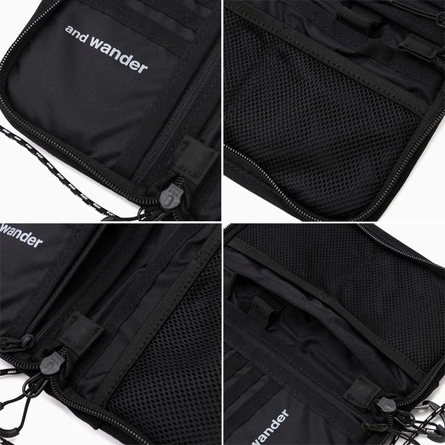 and wander アンドワンダー リフレクティブ リップ ポーチ reflective rip pouch 5743987215 ミニショルダーBAG お財布ショルダー |  | 03