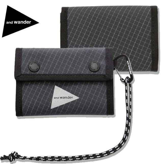 and wander アンドワンダー リフレクティブ リップ ワレット reflective rip wallet 5743987216 ウォレット 財布 | 