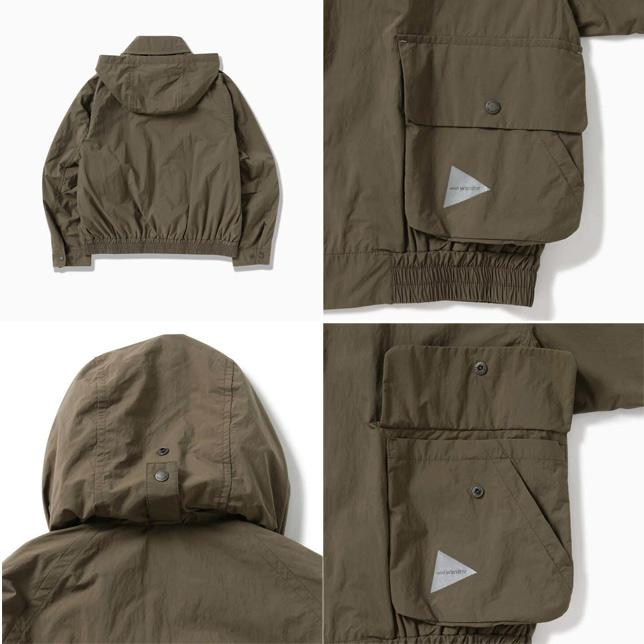 and wander アンドワンダー ウォーターリペレントライトジャケット 5743281042 撥水ナイロンライトジャケット |  | 04