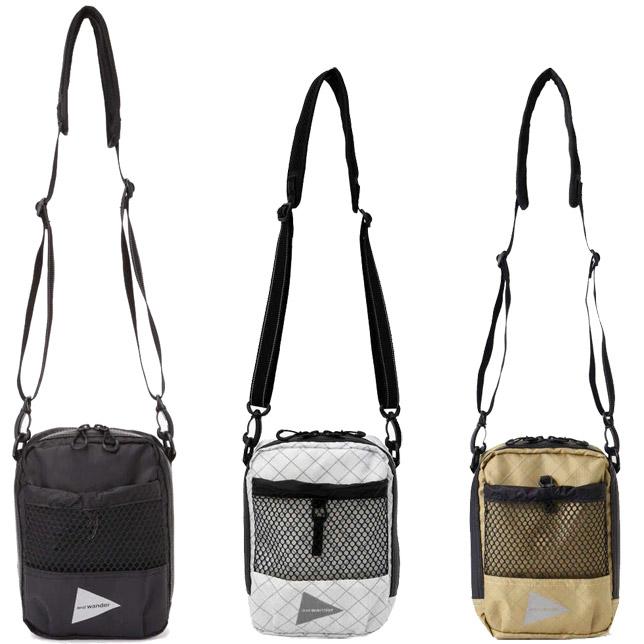 and wander アンドワンダー エコパック ショルダーポーチ 5744975195 ショルダーバッグ ミニBAG |  | 01