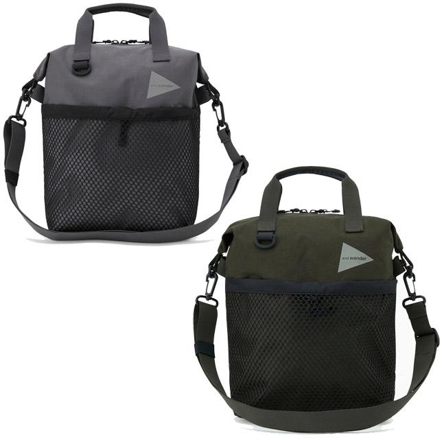 and wander アンドワンダー PE/CO 2way bag ツーウェイバッグ 5744975220 トートバッグ ショルダーバッグ |  | 01
