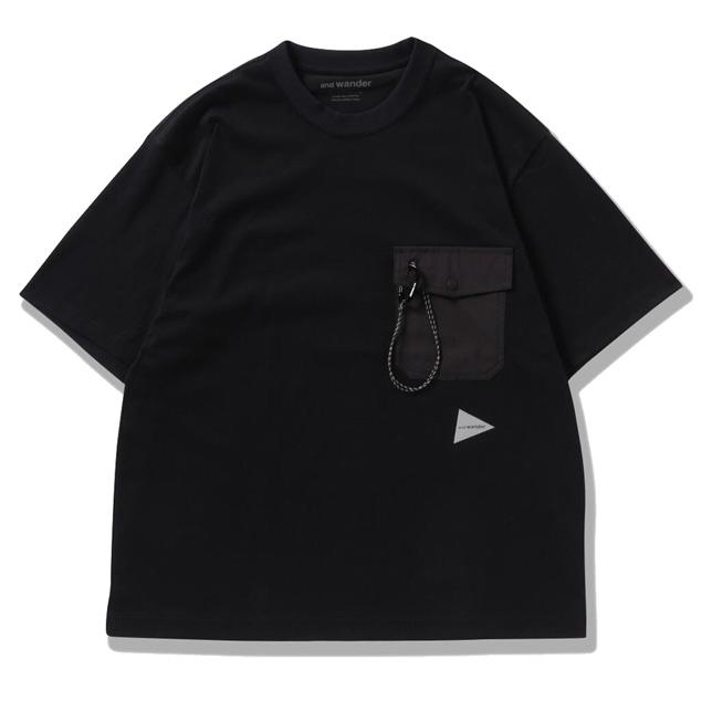 and wander アンドワンダー ポケット Tシャツ pocket T 5744184183 半袖Tシャツ |  | 04