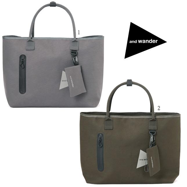 and wander アンドワンダー PE/CO totebag トートバッグ 5744975214 | 