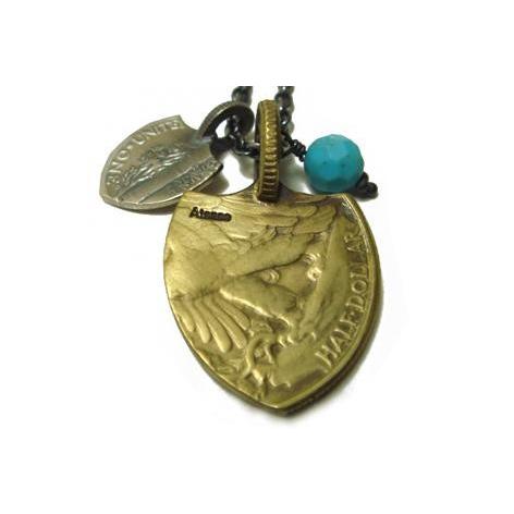 Atease アティース  盾型コインネックレス CREST02 | アティース | 02