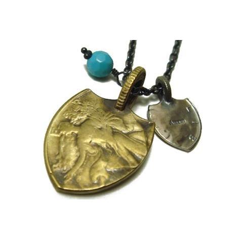 Atease アティース  盾型コインネックレス CREST02 | アティース | 03