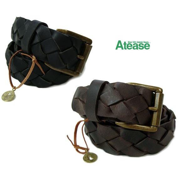 Ateaseアティース レザーメッシュベルト 2カラー ABLT02 | アティース