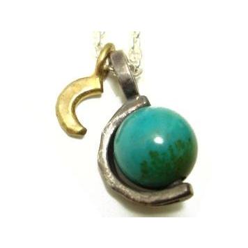 ターコイズネックレス シルバーアクセサリー メンズ Ateaseアティース アースネックレス AN-40 | アティース | 02