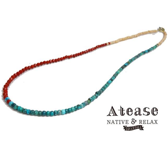 Atease アティース ビーズ ブレスレット&ネックレス PEACE BEADS BRACE&NECK AB-PC-BZ-3 | アティース