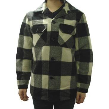 ＢＥＭＩＤＪＩ WOOLEN MILLS ベミジ ウールシャツジャケット　バッファローチェック ホワイト |  | 01