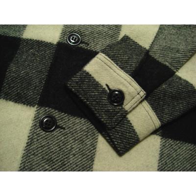 ＢＥＭＩＤＪＩ WOOLEN MILLS ベミジ ウールシャツジャケット　バッファローチェック ホワイト |  | 05